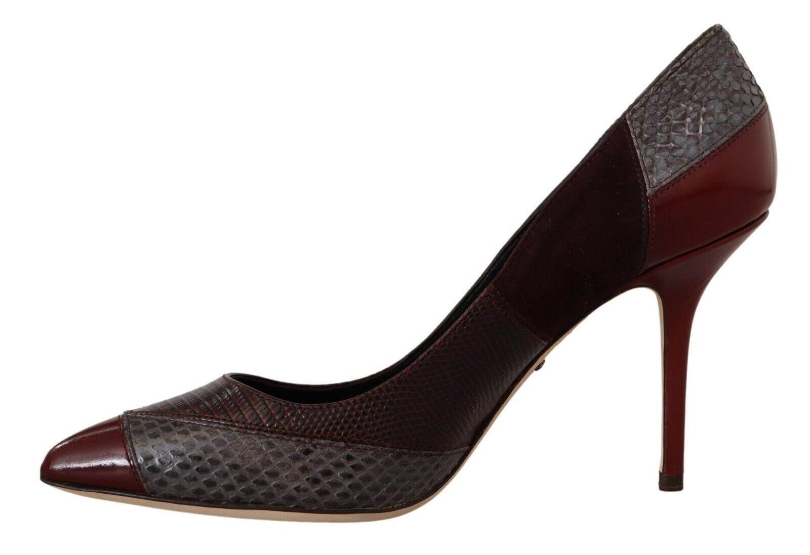 Dolce & Gabbana Multicolor Exotic Leather Heels Pumps - Hilstor