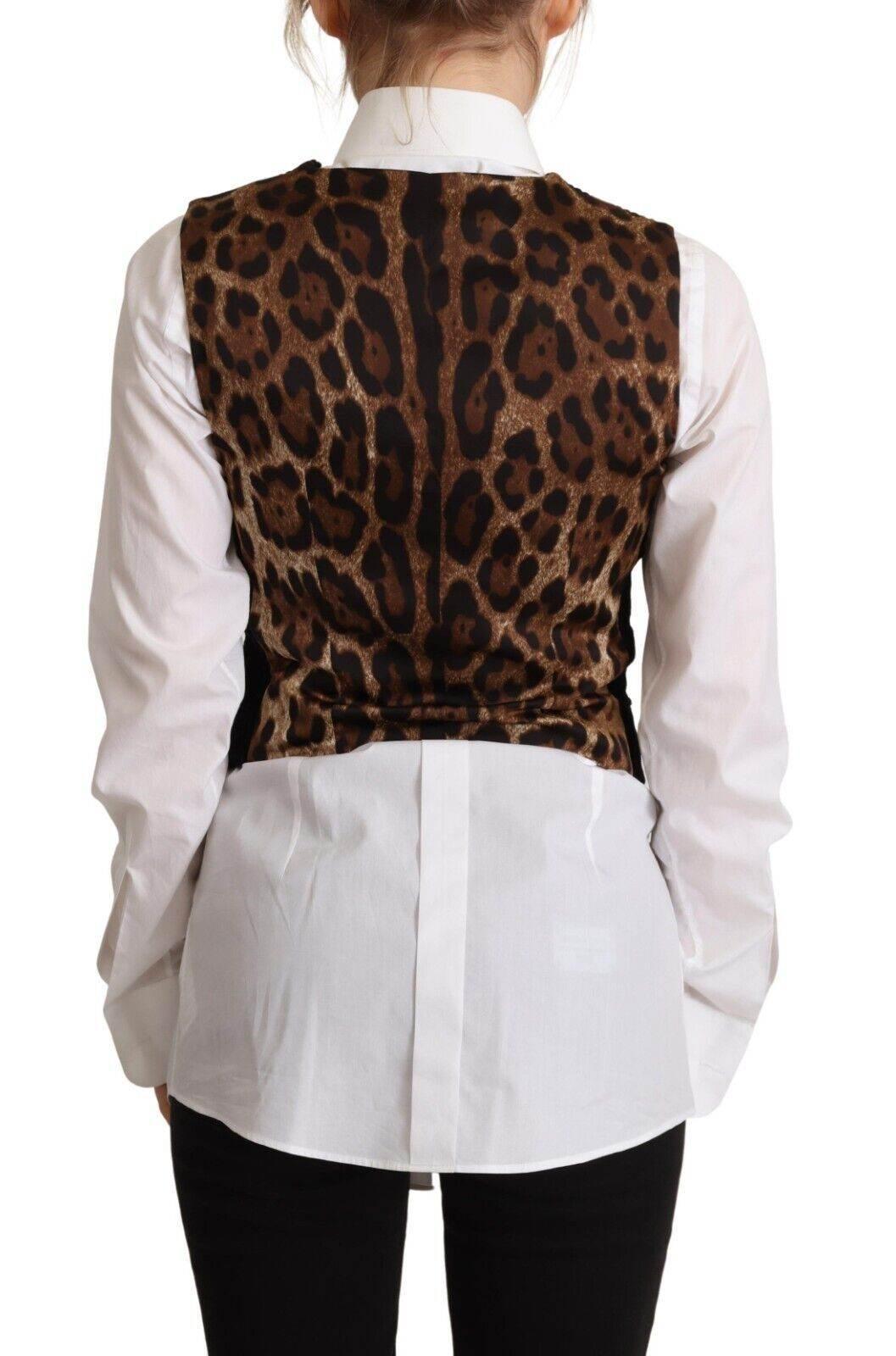 Dolce & Gabbana Elegant V-Neck Sleeveless Vest Top - Hilstor