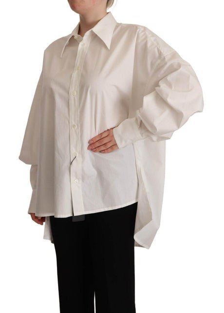 Dolce & Gabbana Timeless White Polo Top - Elegance Meets Comfort - Hilstor