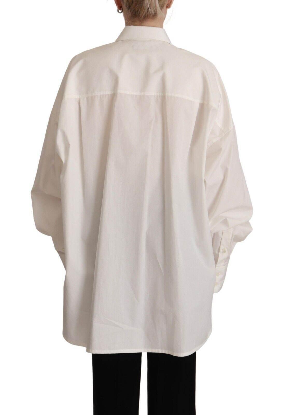 Dolce & Gabbana Timeless White Polo Top - Elegance Meets Comfort - Hilstor