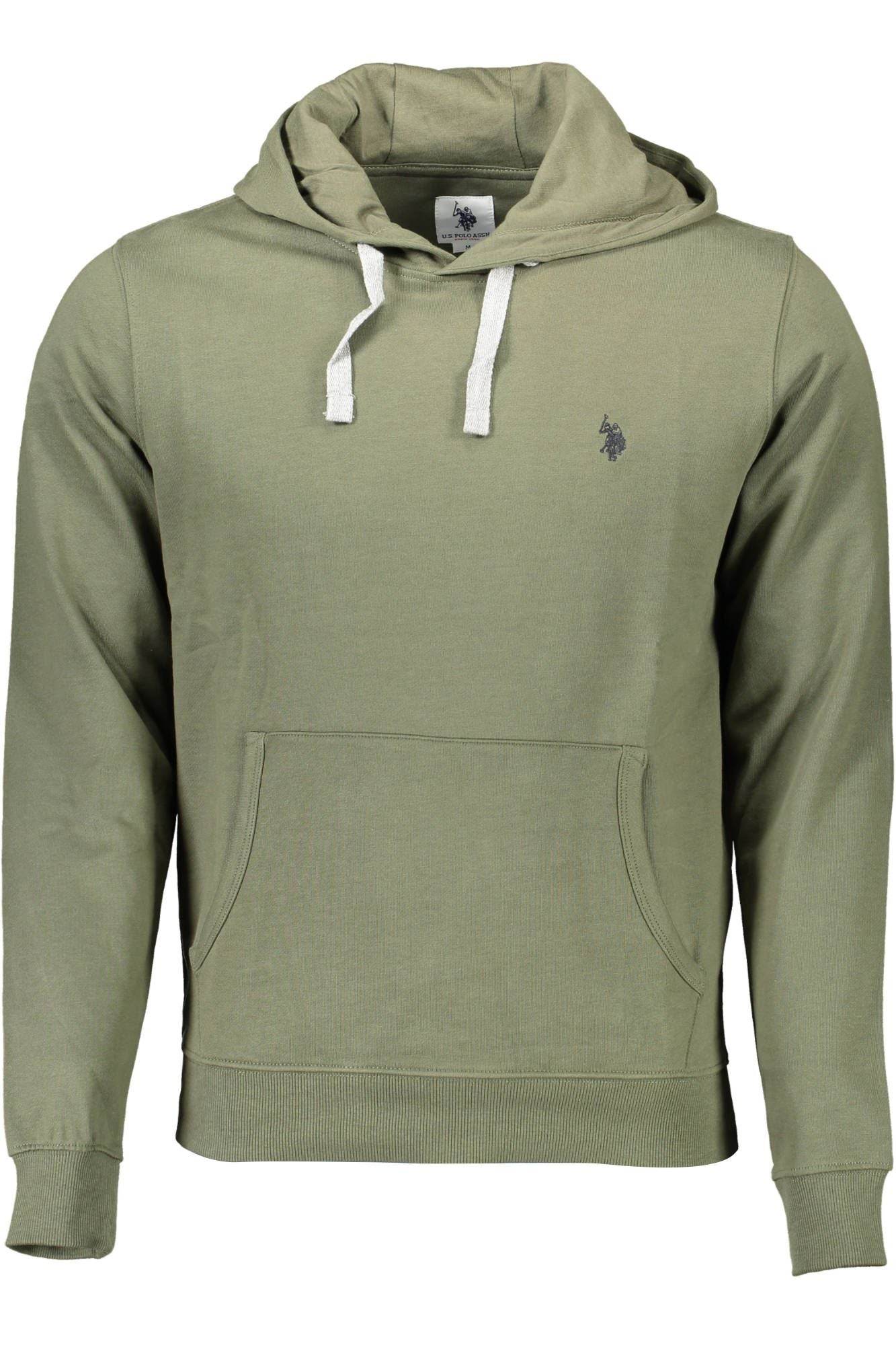 U.S. POLO ASSN. Green Cotton Men Sweater - Hilstor