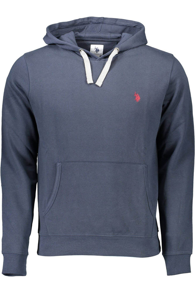 U.S. POLO ASSN. Blue Cotton Men Sweater - Hilstor