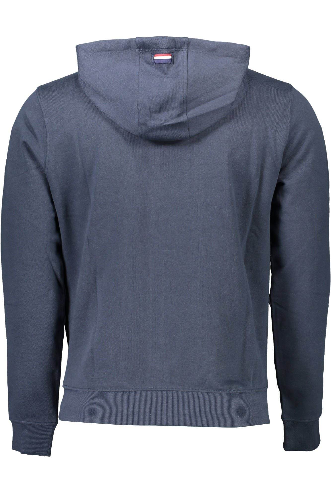 U.S. POLO ASSN. Blue Cotton Men Sweater - Hilstor