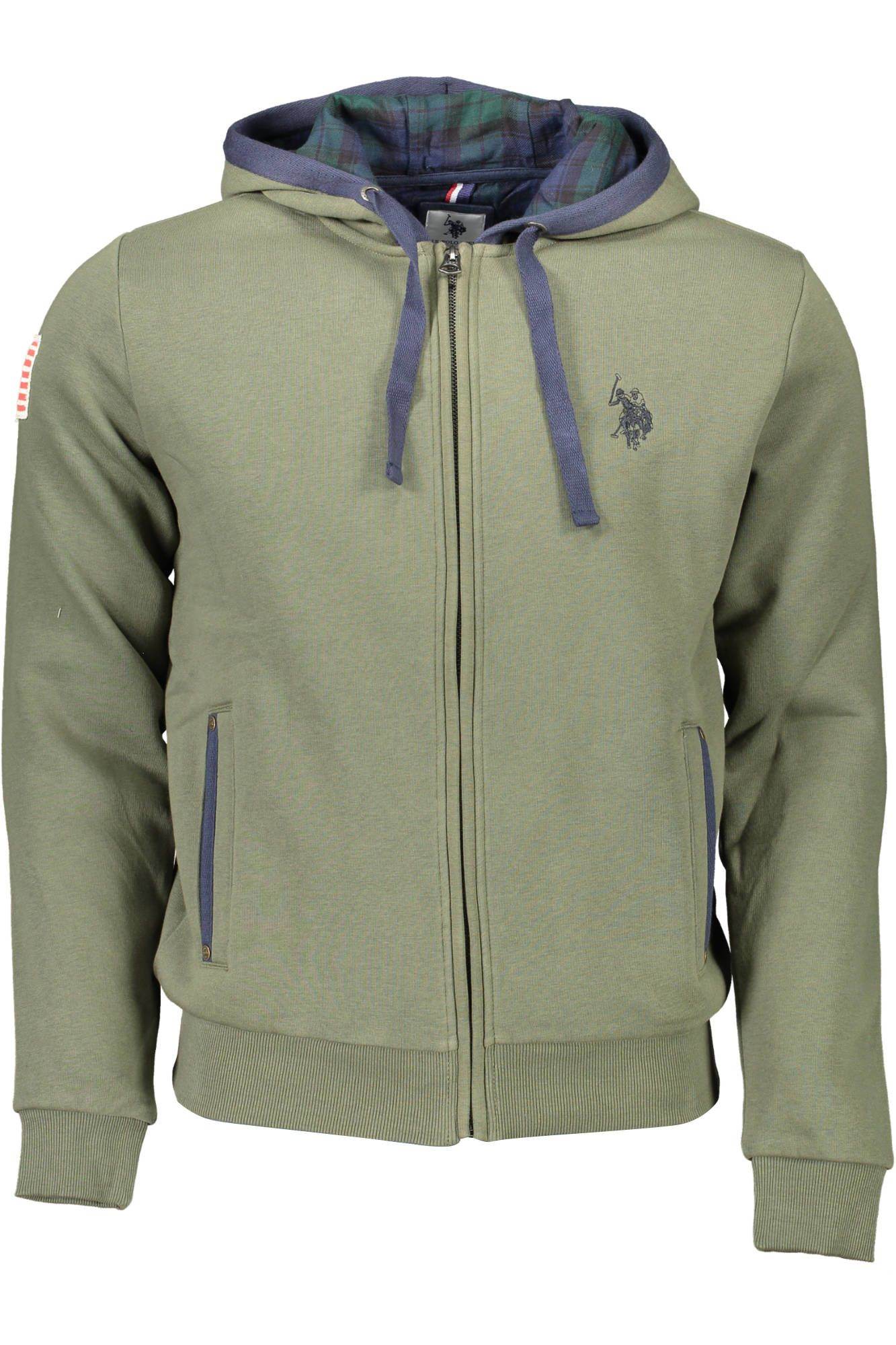 U.S. POLO ASSN. Green Cotton Men Sweater - Hilstor