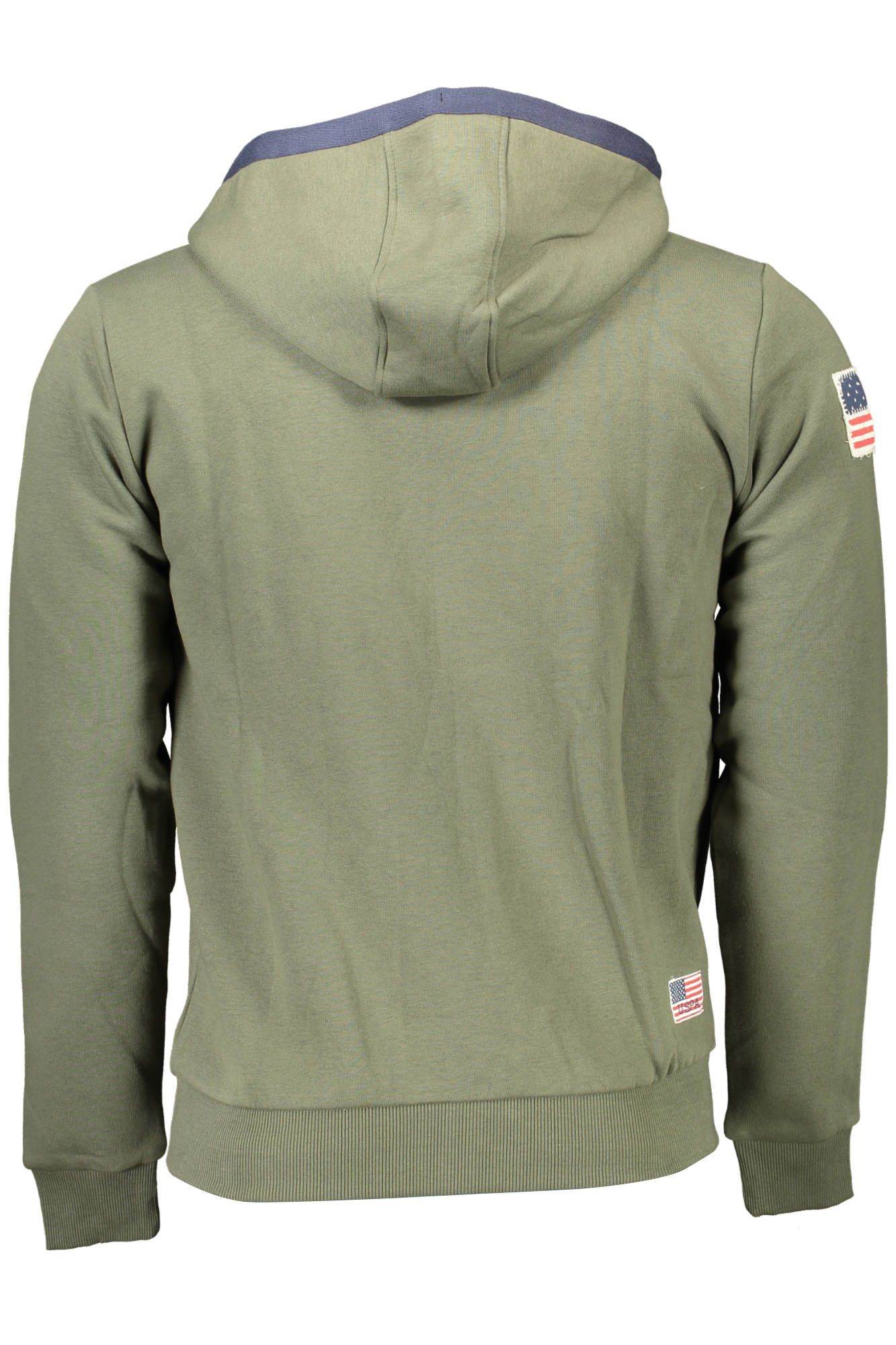 U.S. POLO ASSN. Green Cotton Men Sweater - Hilstor