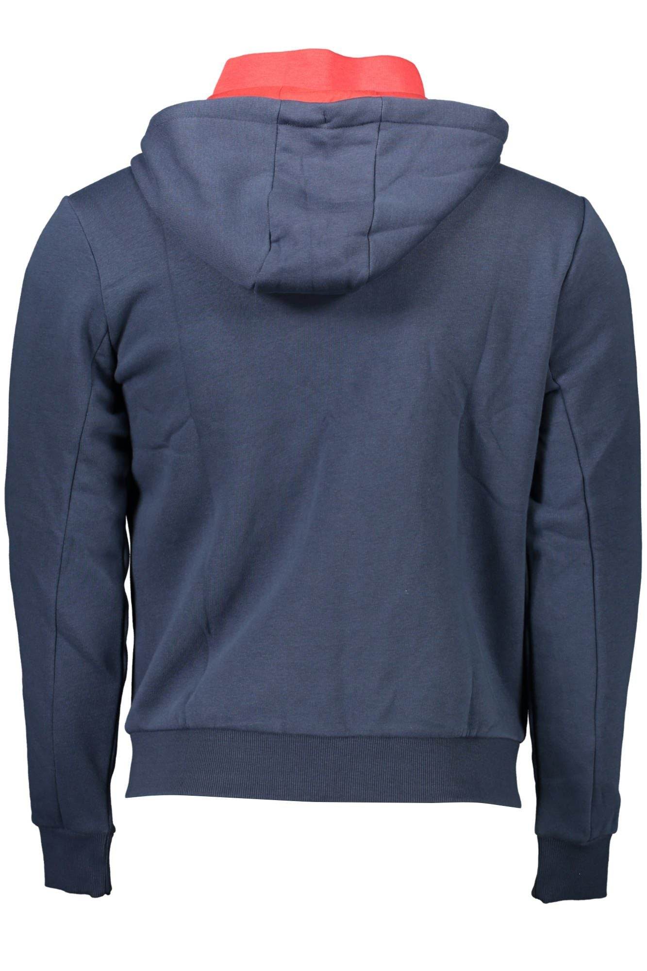 U.S. POLO ASSN. Blue Cotton Mens Sweater - Hilstor