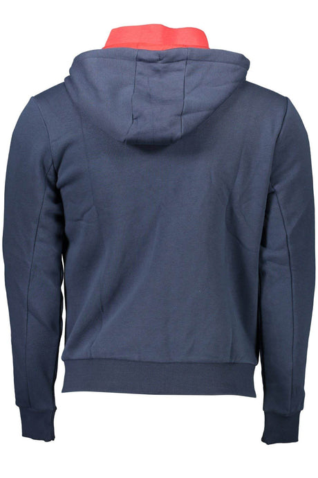 U.S. POLO ASSN. Blue Cotton Mens Sweater - Hilstor