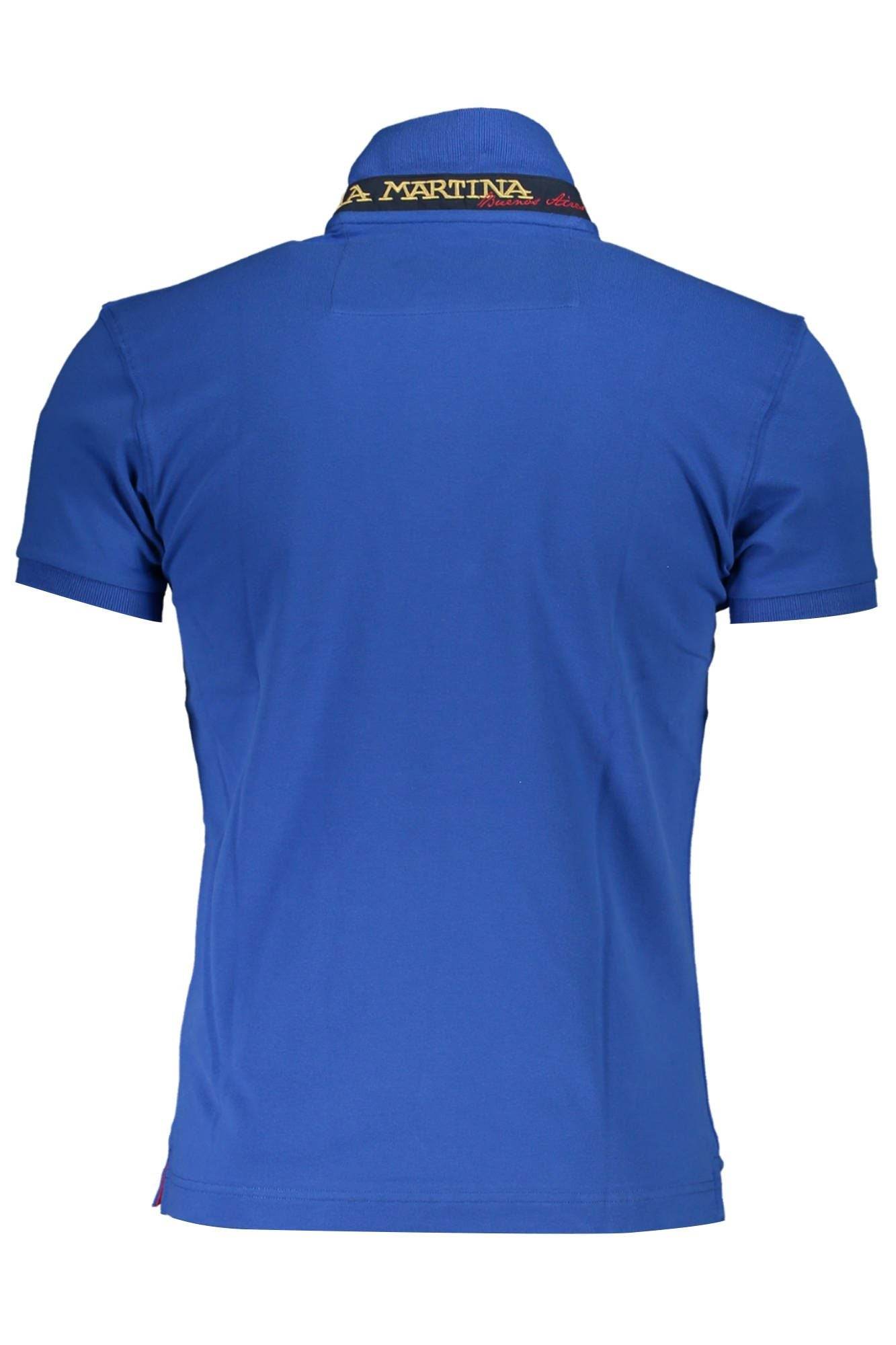 La Martina Slim Fit Embroidered Polo with Contrast Details - Hilstor