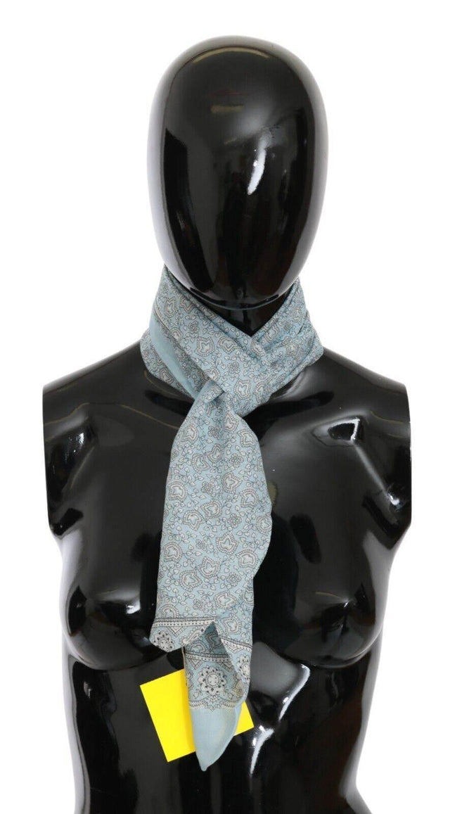 Ermanno Scervino Elegant Silk Bandana Wrap Shawl Scarf - Hilstor