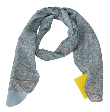 Ermanno Scervino Elegant Silk Bandana Wrap Shawl Scarf - Hilstor