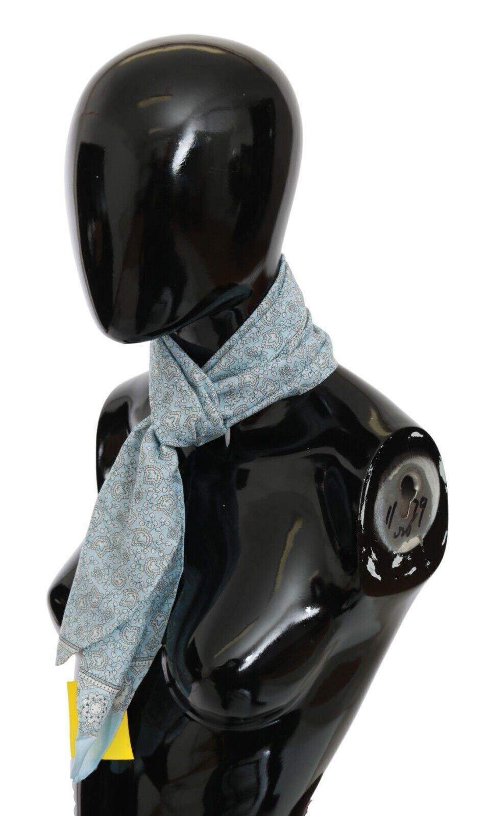 Ermanno Scervino Elegant Silk Bandana Wrap Shawl Scarf - Hilstor