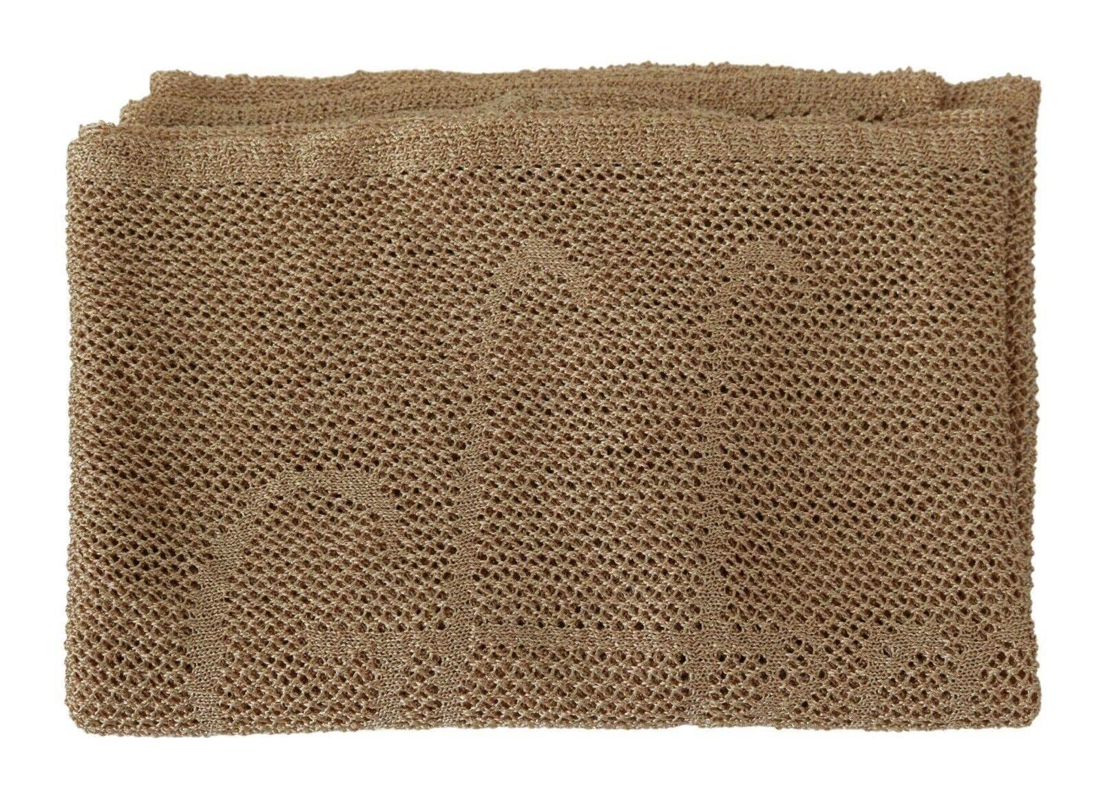 GF Ferre Elegant Men's Brown Neck Wrap Shawl Scarf - Hilstor