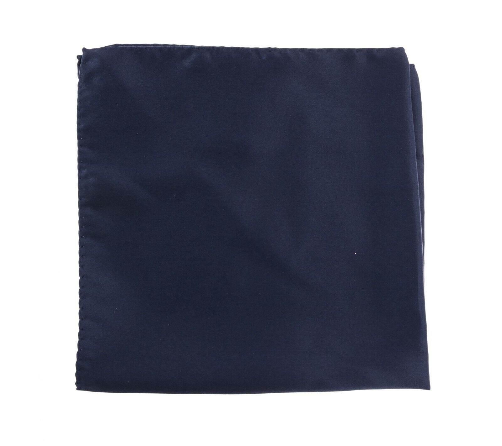 Dolce & Gabbana Elegant Silk Pocket Square in Lustrous Blue - Hilstor