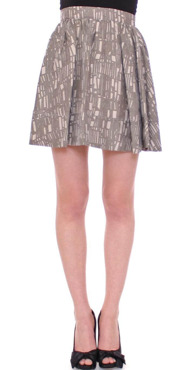 Comeforbreakfast Chic Gray Pleated Mini Skirt - Hilstor