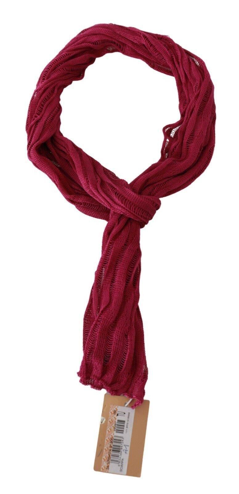 John Galliano Bordeaux Elegance Foulard Shawl Scarf - Hilstor