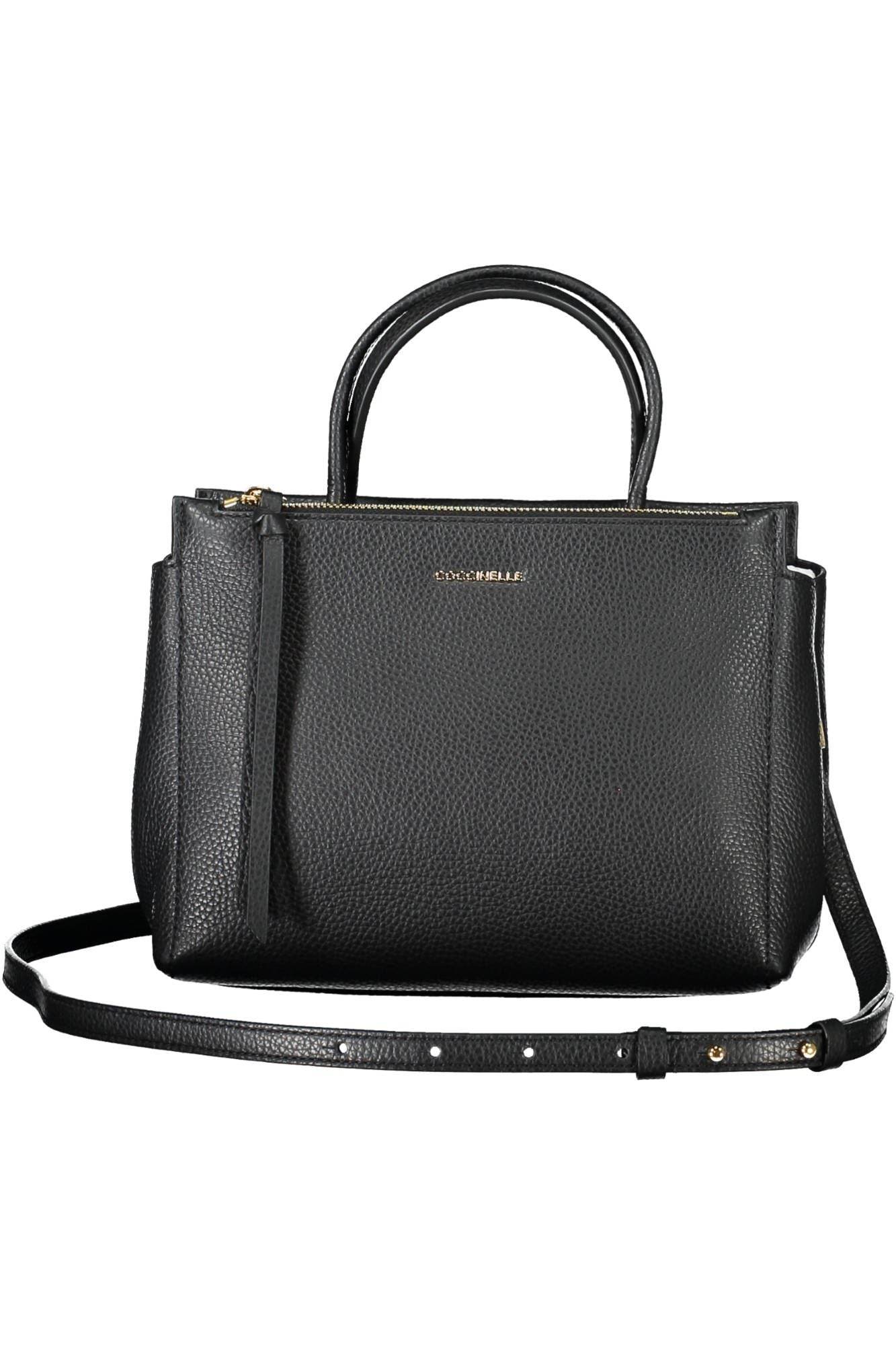 Coccinelle Black Leather Women Handbag - Hilstor