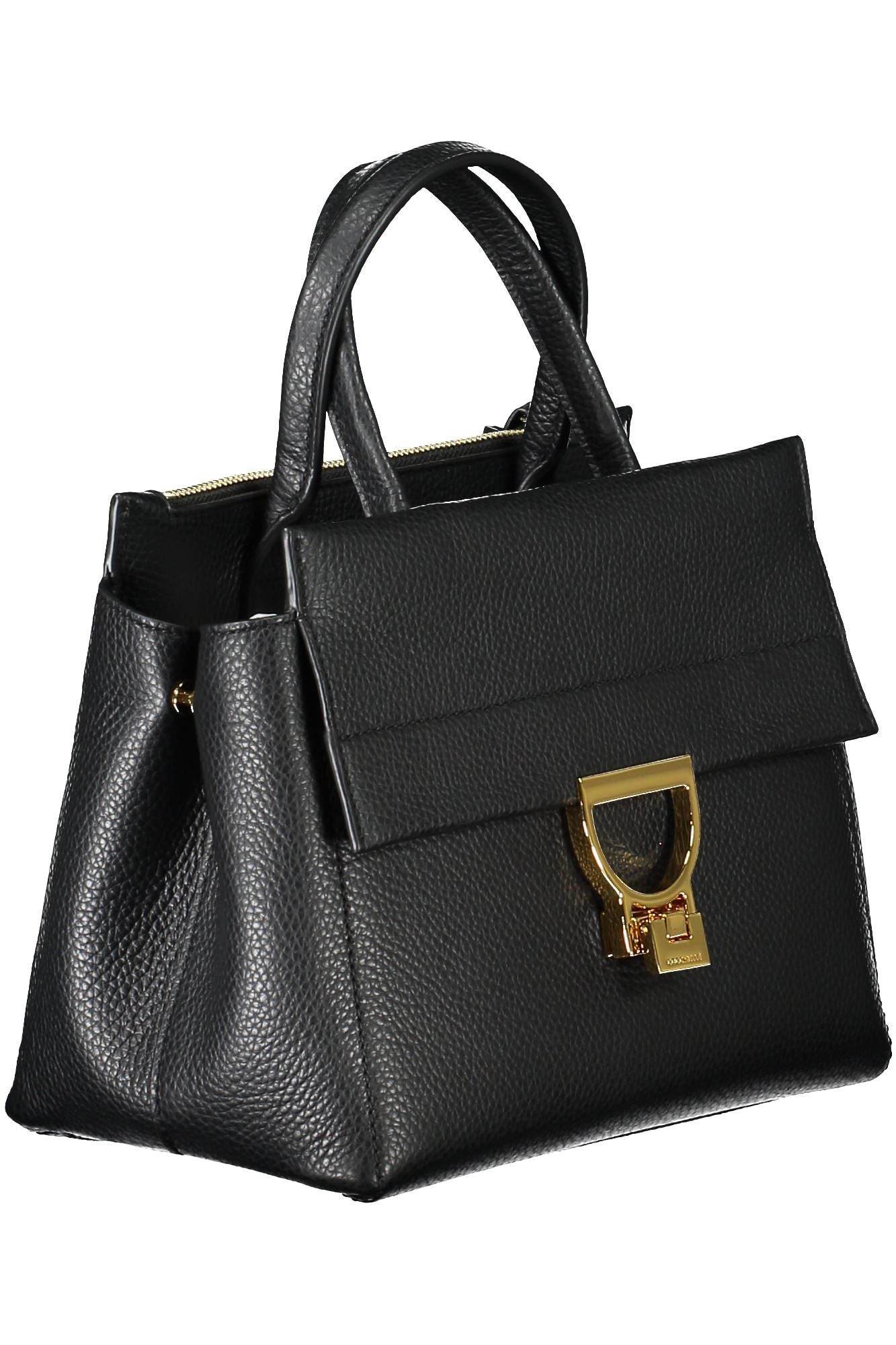 Coccinelle Black Leather Women Handbag - Hilstor