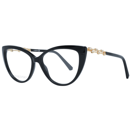 Swarovski Elegant Black Cat Eye Designer Eyeglasses - Hilstor