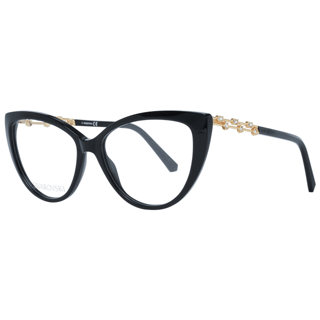 Swarovski Elegant Black Cat Eye Designer Eyeglasses - Hilstor