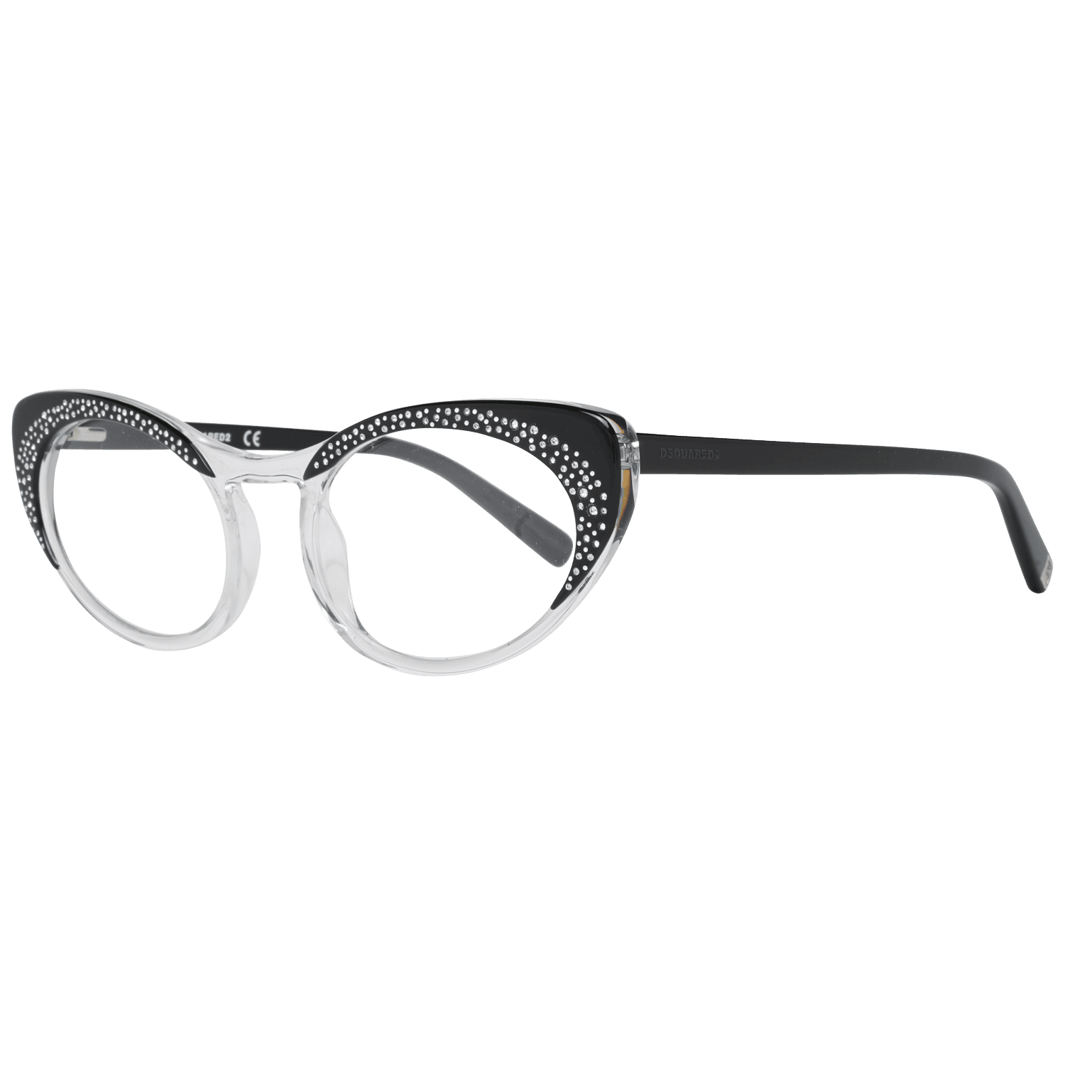 Dsquared² Chic Black Full-Rim Designer Eyewear - Hilstor