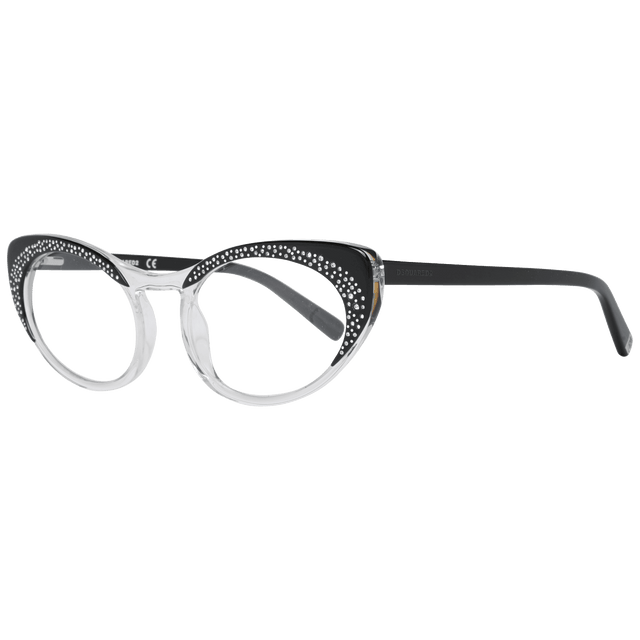 Dsquared² Chic Black Full-Rim Designer Eyewear - Hilstor