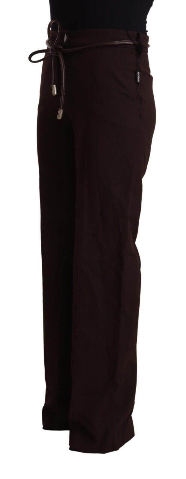 Patrizia Pepe Black High Waist Straight Formal Pants - Hilstor