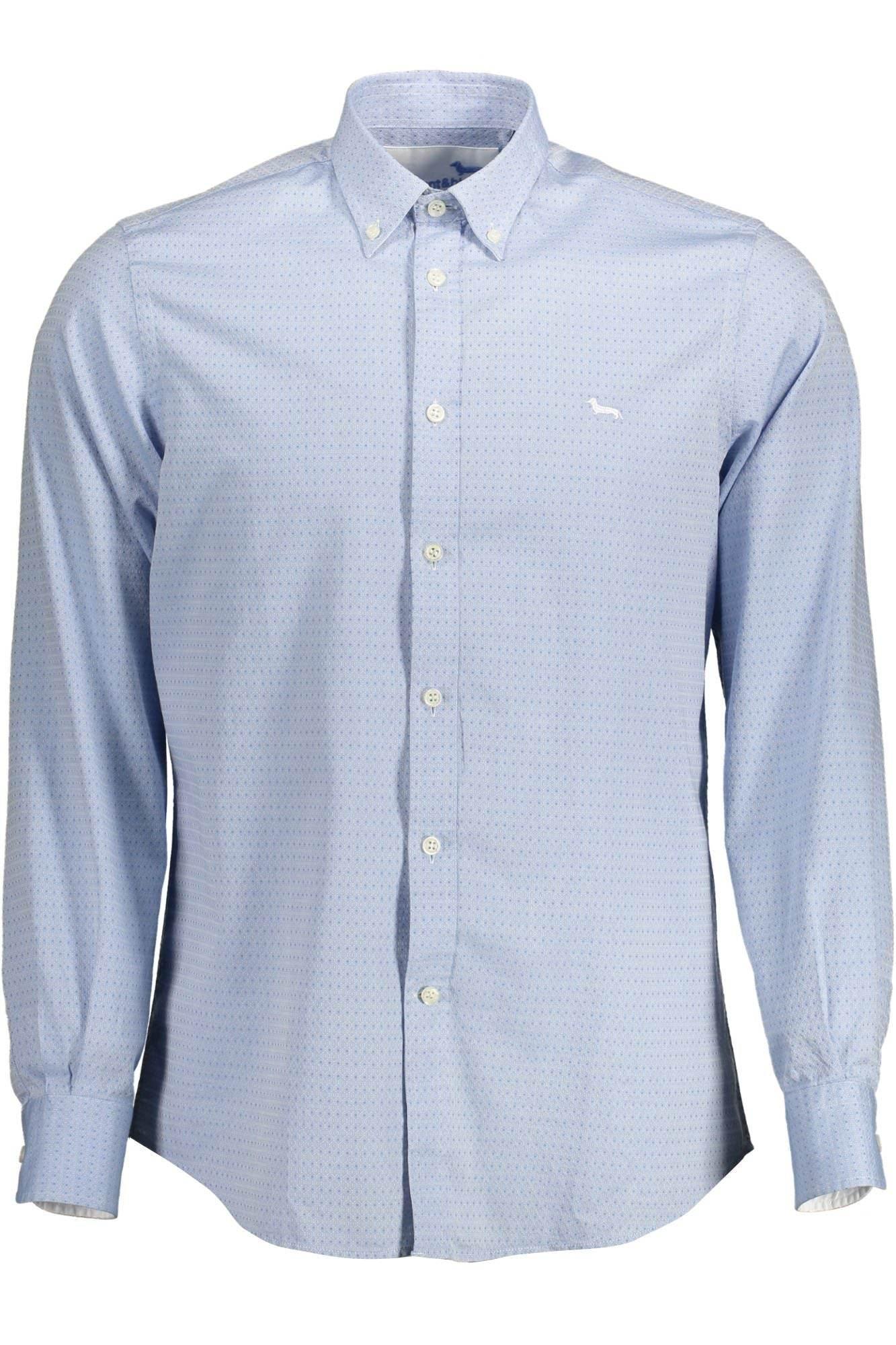 Harmont & Blaine Light Blue Cotton Regular Fit Shirt - Hilstor