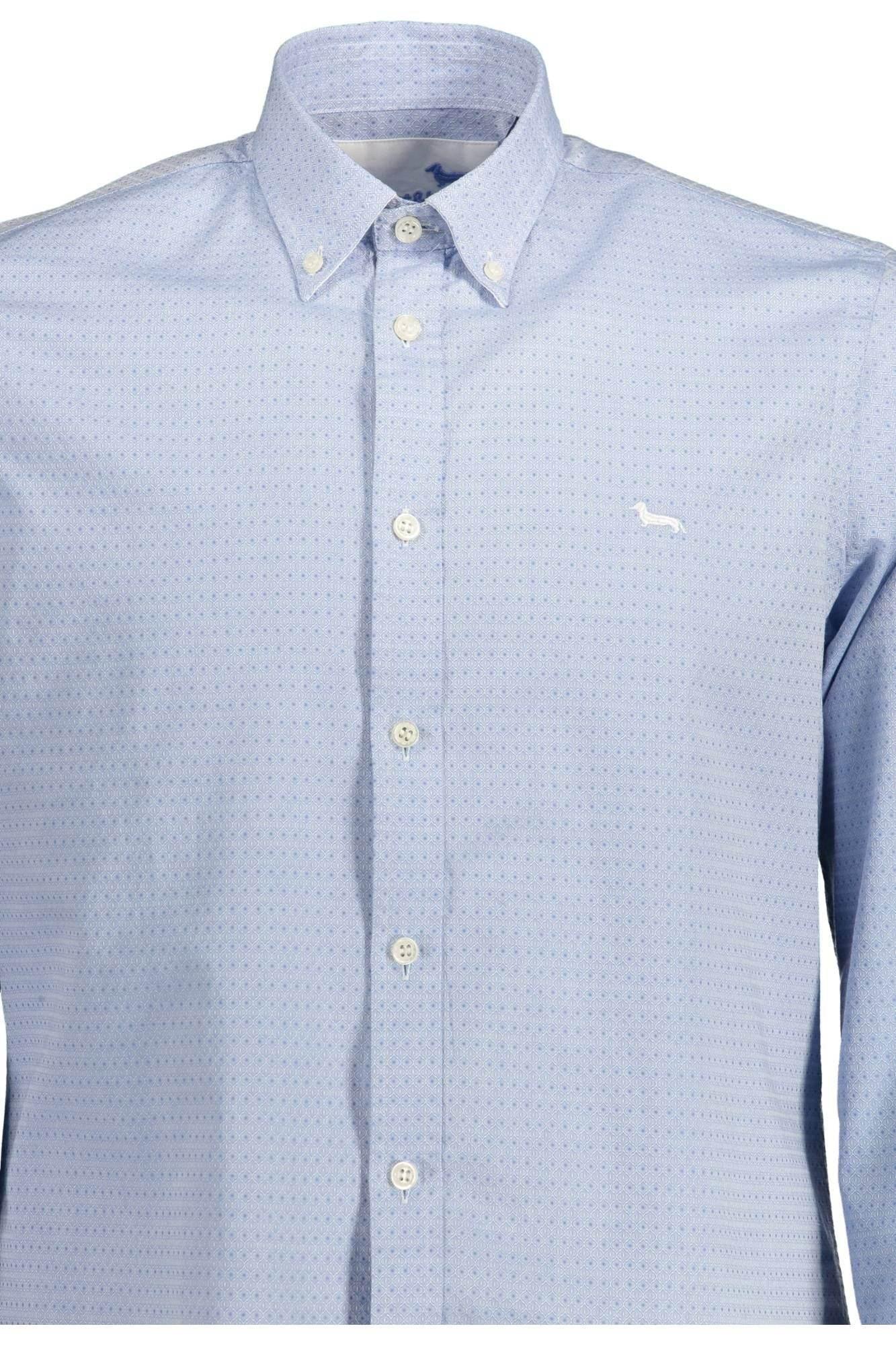 Harmont & Blaine Light Blue Cotton Regular Fit Shirt - Hilstor
