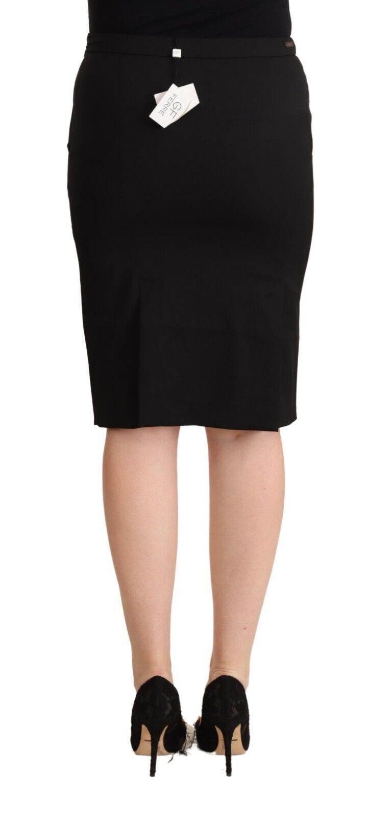 GF Ferre Chic Pencil Cut Knee-Length Skirt - Hilstor