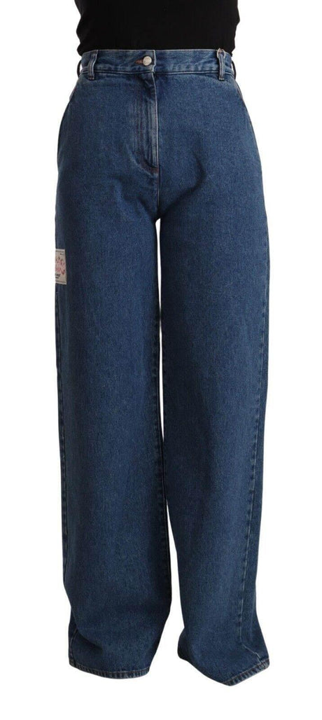 GCDS Chic High-Waist Boot Cut Denim - Hilstor
