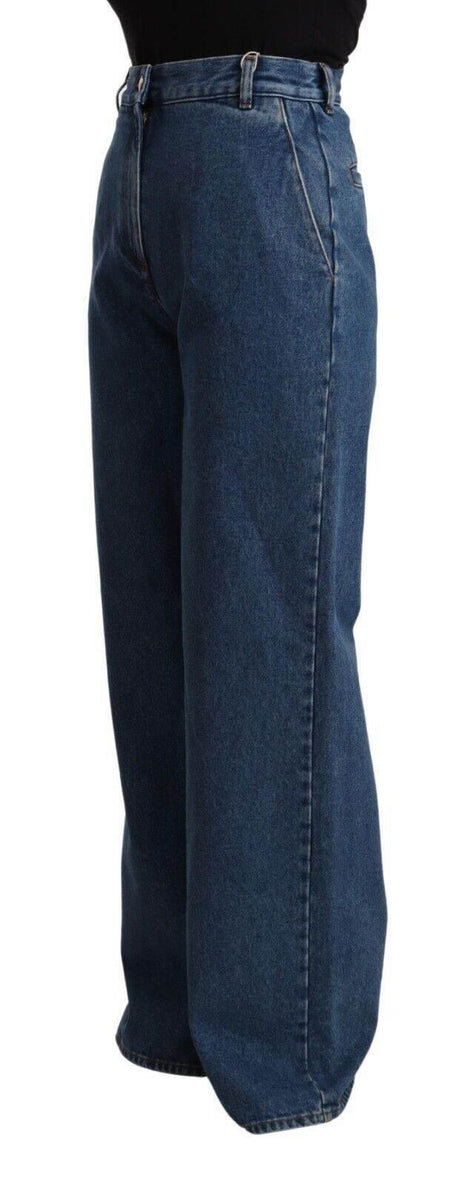 GCDS Chic High-Waist Boot Cut Denim - Hilstor