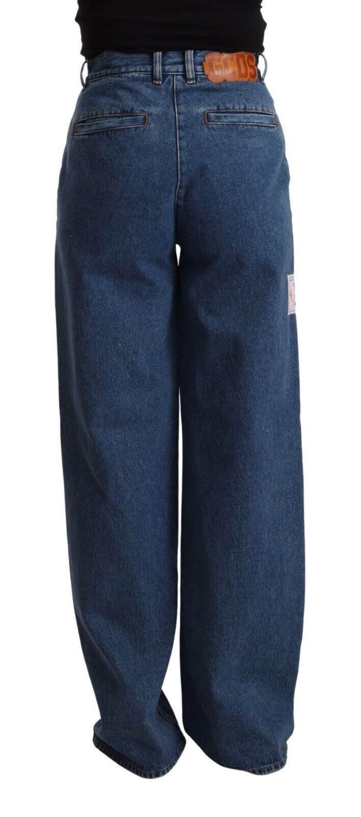 GCDS Chic High-Waist Boot Cut Denim - Hilstor