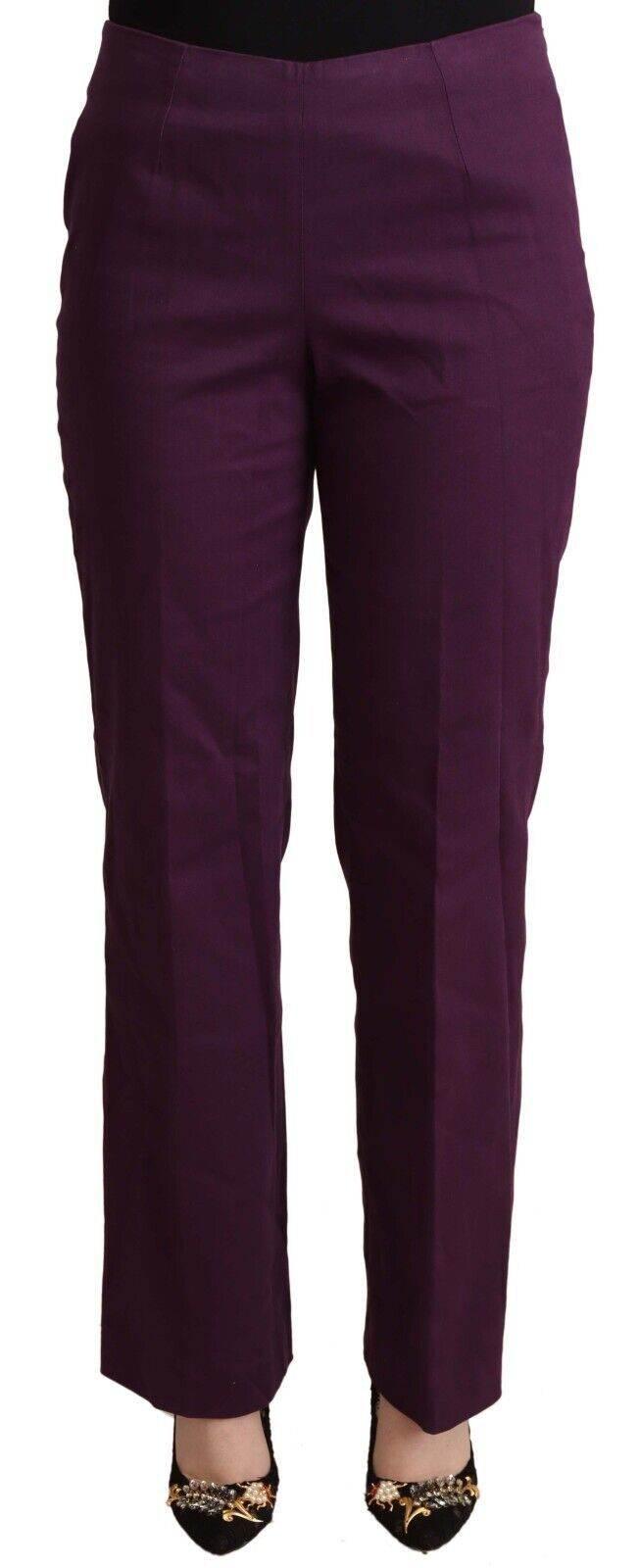BENCIVENGA Violet High Waist Tapered Casual Pants - Hilstor