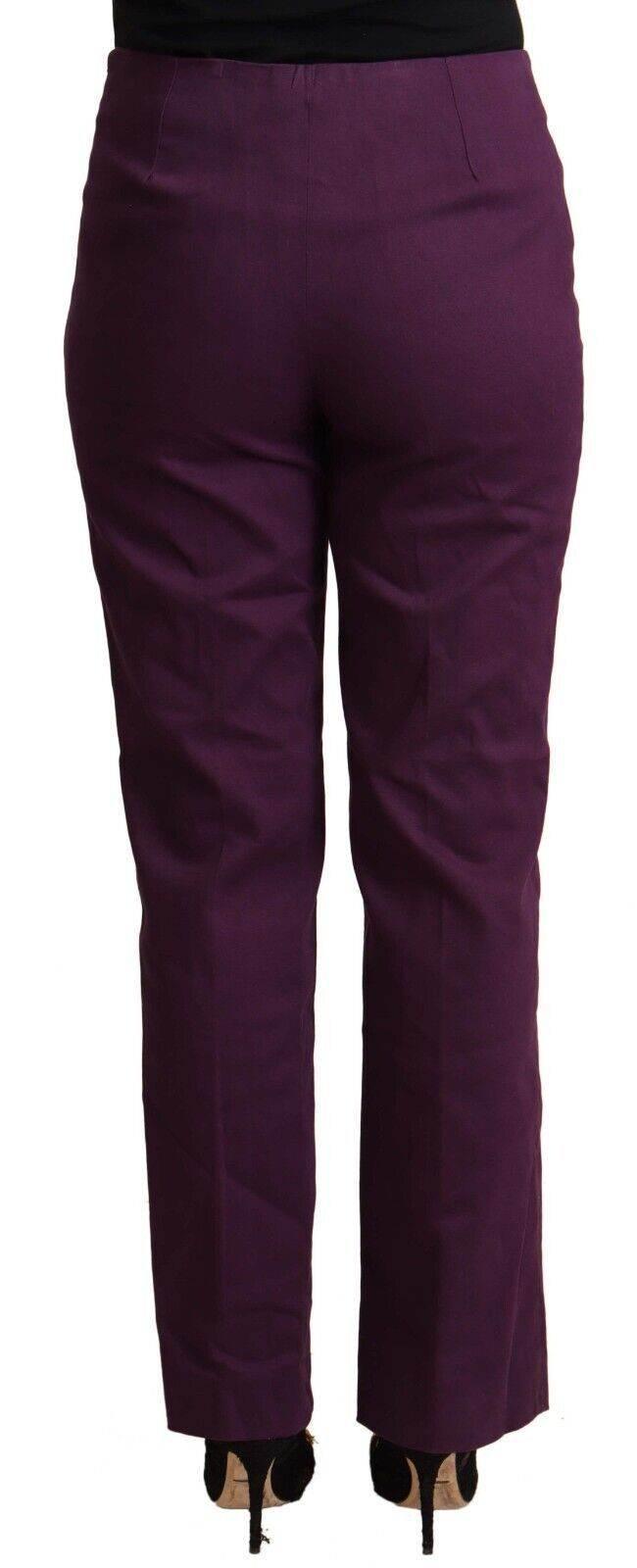 BENCIVENGA Violet High Waist Tapered Casual Pants - Hilstor