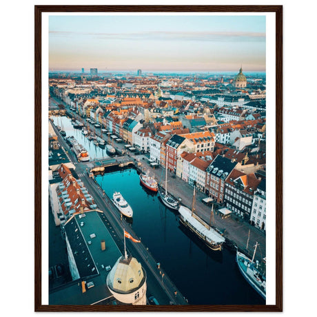 Classic Semi-Glossy Paper Wooden Framed Poster - Hilstor