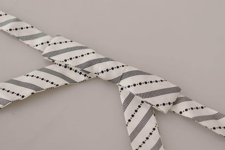 Dolce & Gabbana Chic Polka Dot Silk Bow Tie - Hilstor