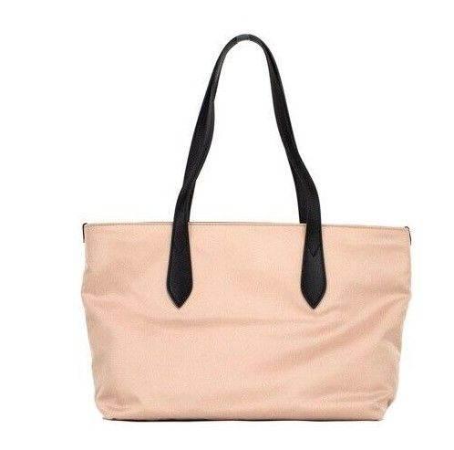 Burberry Small Rose Beige Logo Branded Econyl Nylon Tote Shoulder Handbag Purse - Hilstor