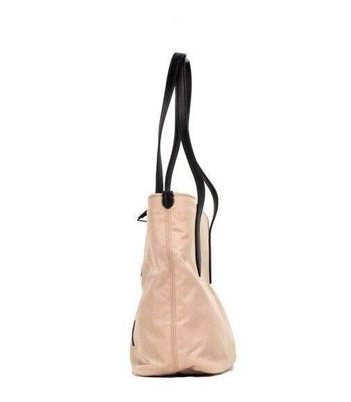 Burberry Small Rose Beige Logo Branded Econyl Nylon Tote Shoulder Handbag Purse - Hilstor