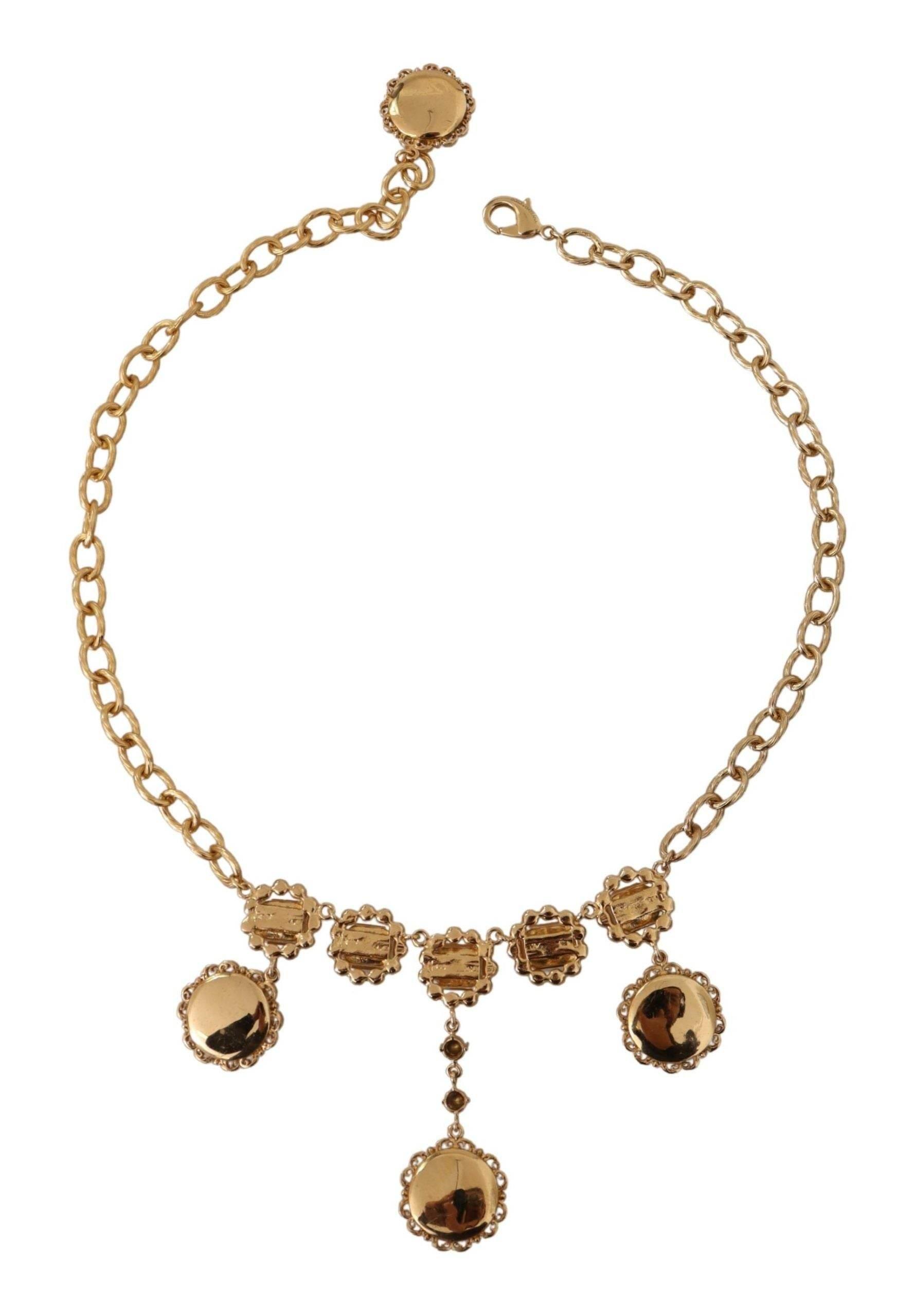 Dolce & Gabbana Elegant Timeless Statement Necklace - Hilstor