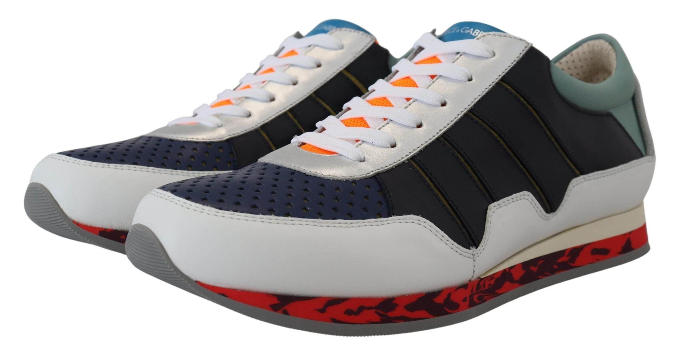 Dolce & Gabbana Elegant Multicolor Low Top Sneakers - Hilstor