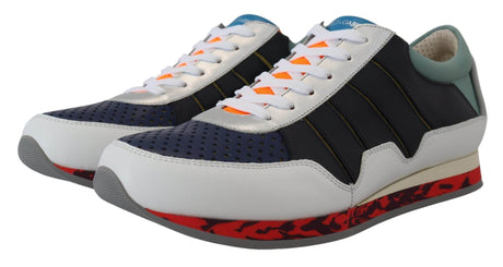 Dolce & Gabbana Elegant Multicolor Low Top Sneakers - Hilstor