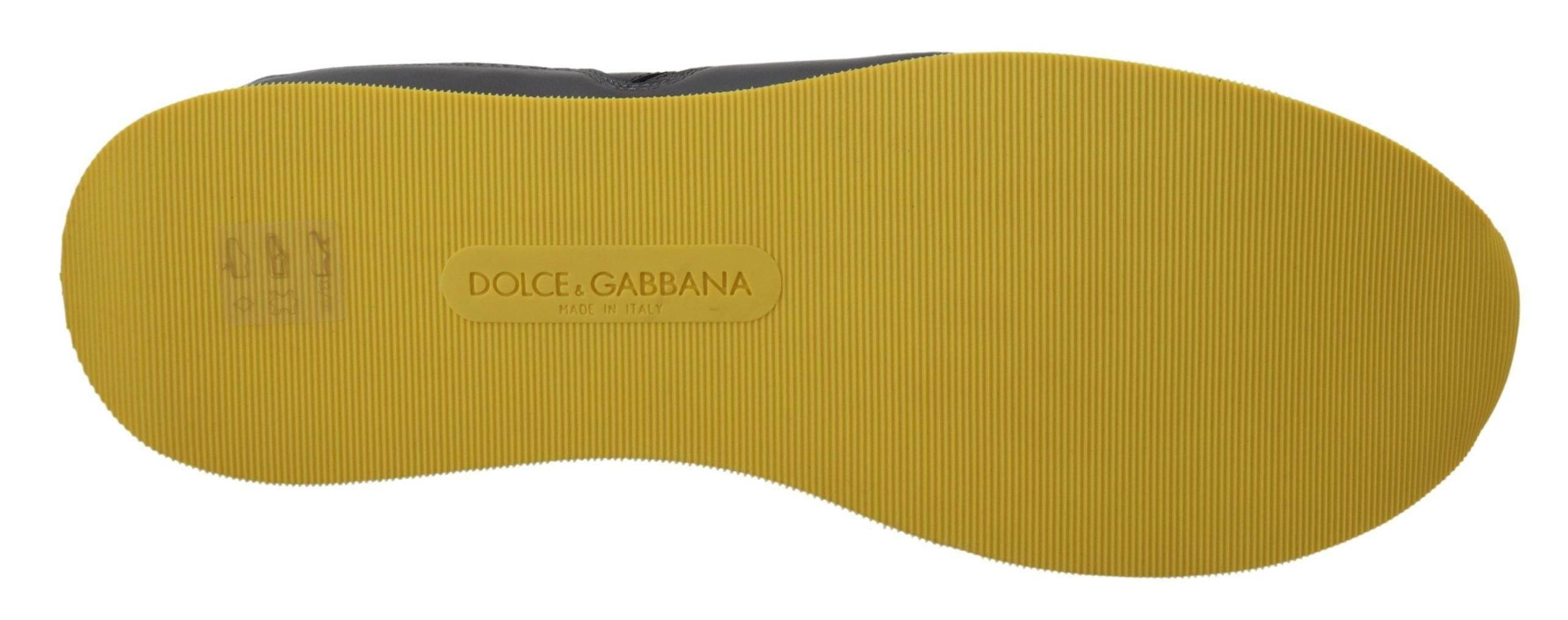 Dolce & Gabbana Multicolor Leather-Blend Low Top Sneakers - Hilstor
