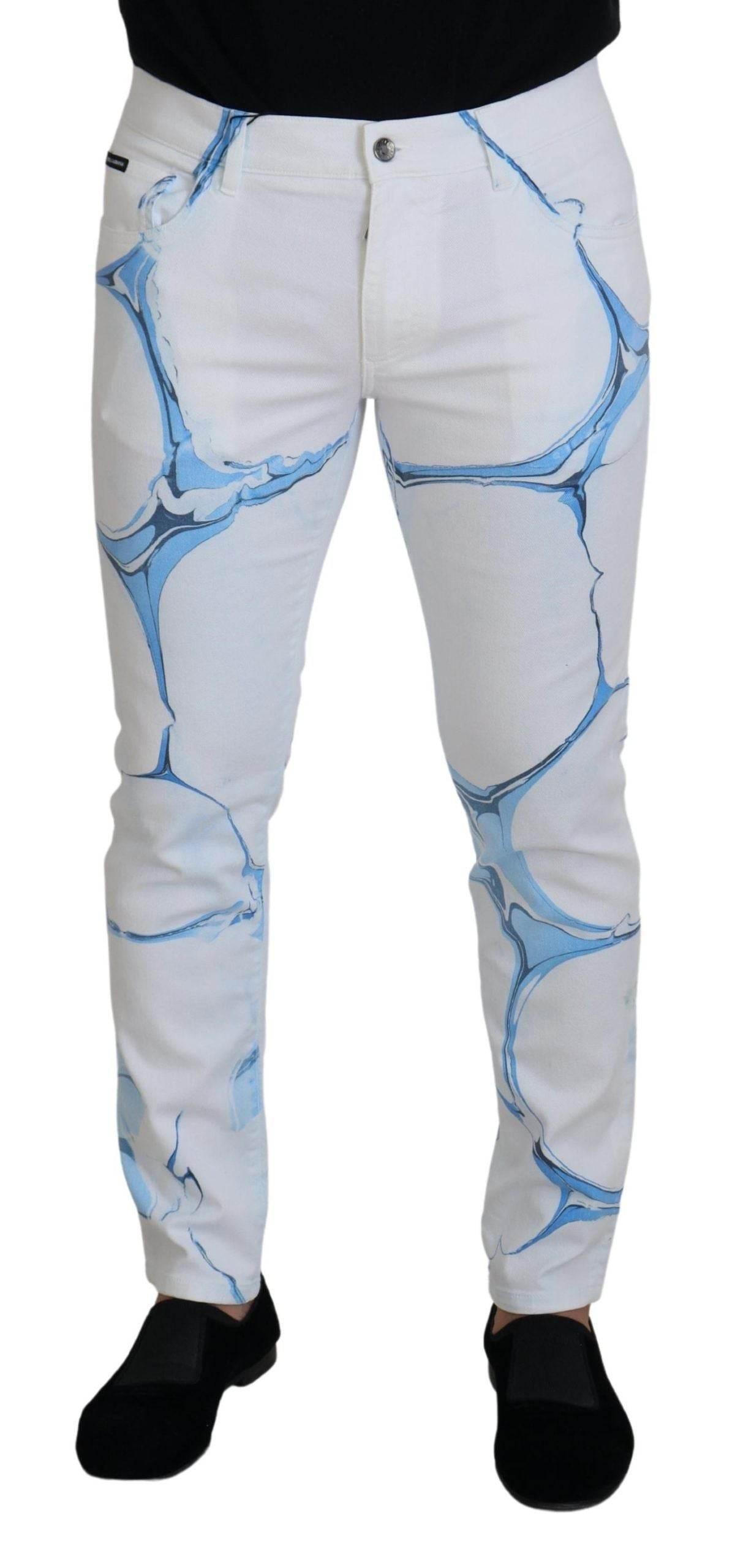 Dolce & Gabbana Elegant Slim Fit Casual Jeans - Hilstor