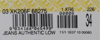 Acht Beige Cotton Patchwork Jeans - Hilstor