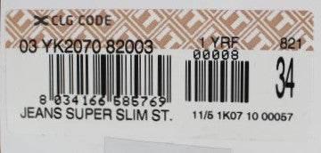 Acht Gray Cotton Stretch Slim Fit Jeans - Hilstor