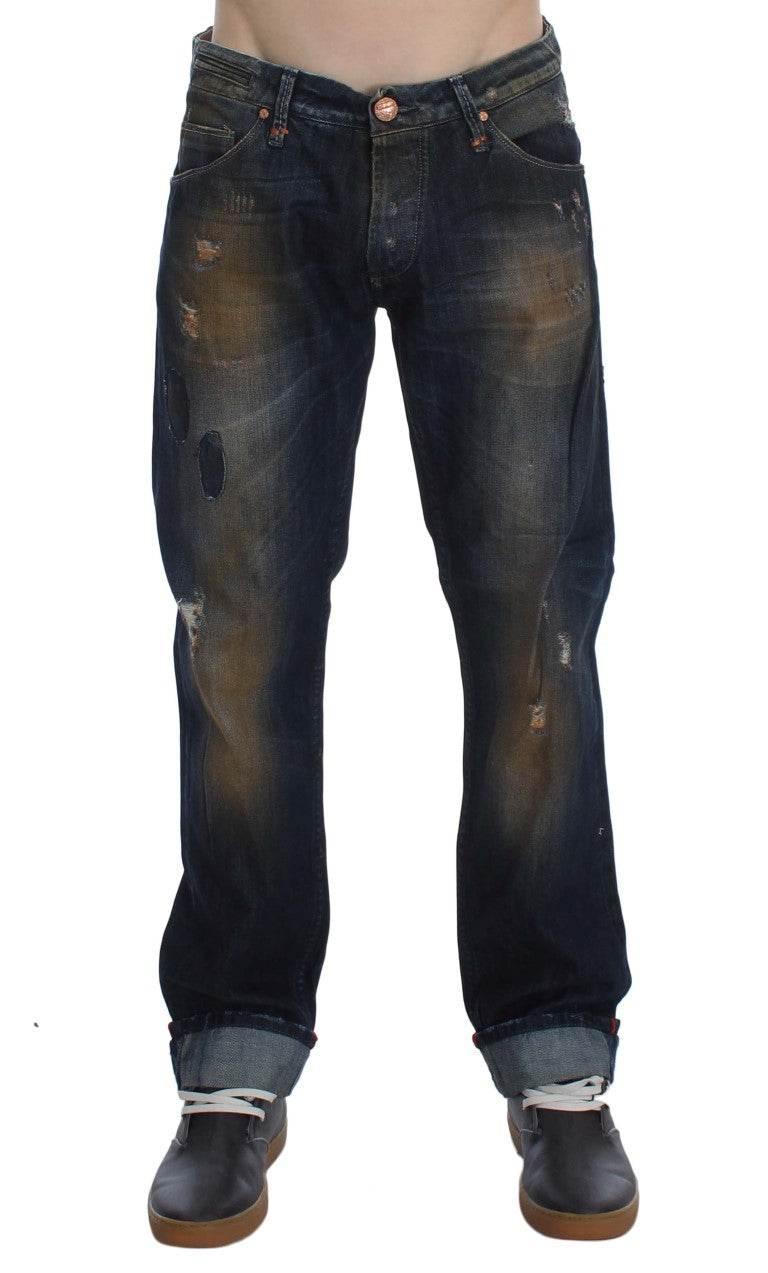 Acht Elegant Straight Fit Men's Denim Jeans - Hilstor