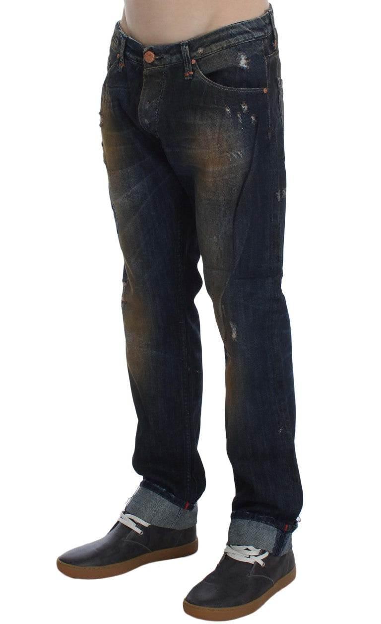 Acht Elegant Straight Fit Men's Denim Jeans - Hilstor