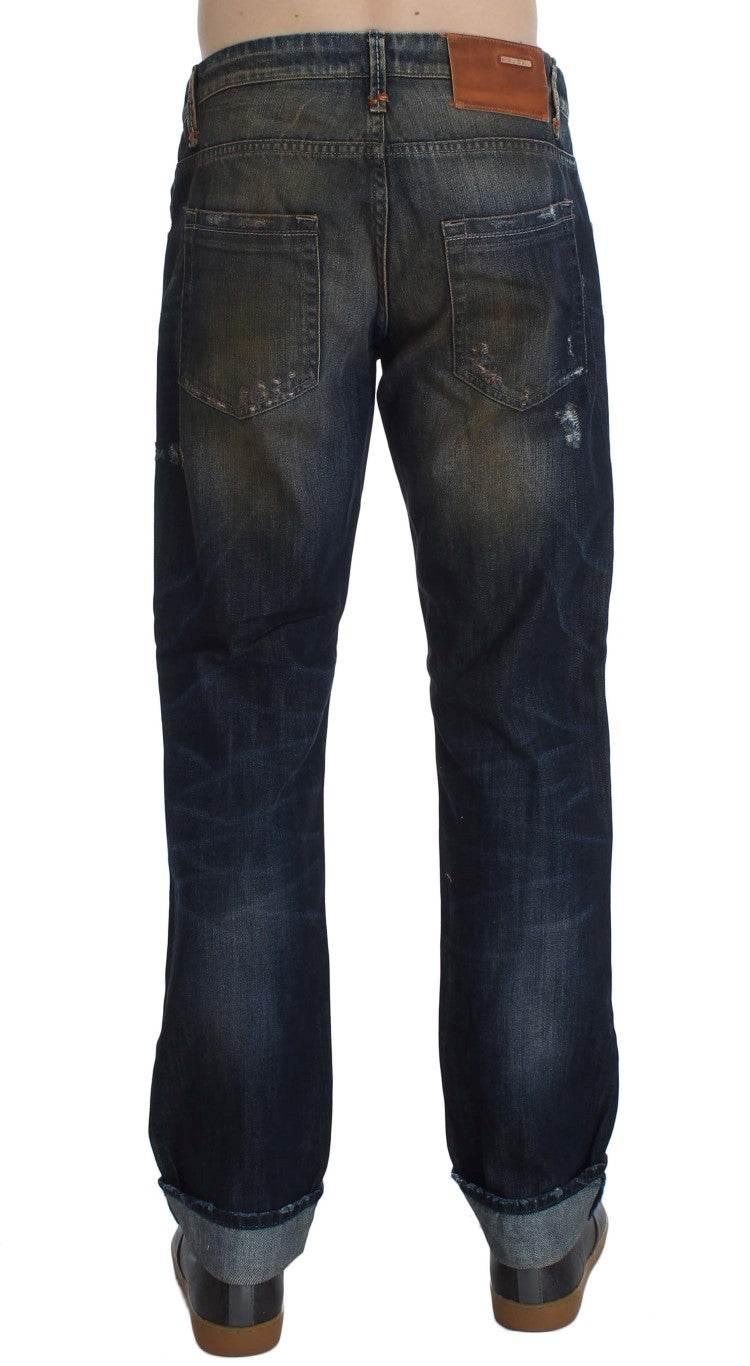 Acht Elegant Straight Fit Men's Denim Jeans - Hilstor