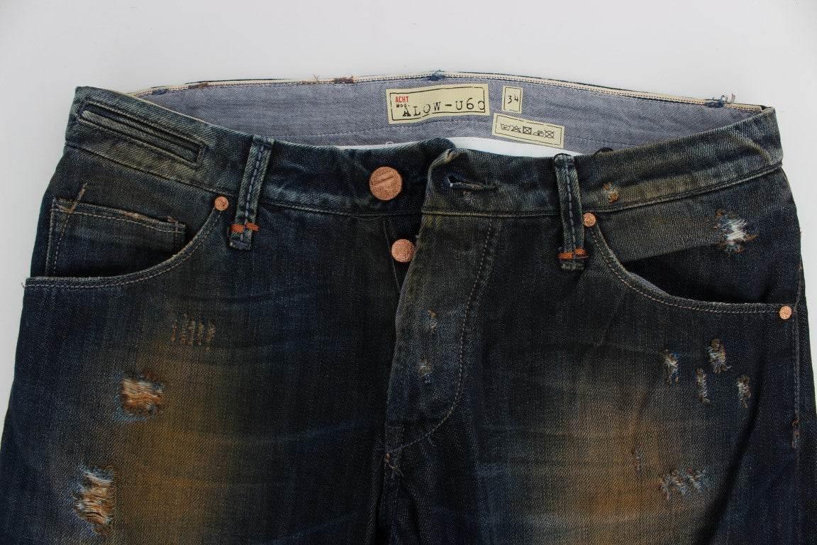 Acht Elegant Straight Fit Men's Denim Jeans - Hilstor