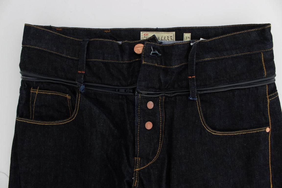 Acht Elegant Straight Fit Mens Luxury Jeans - Hilstor